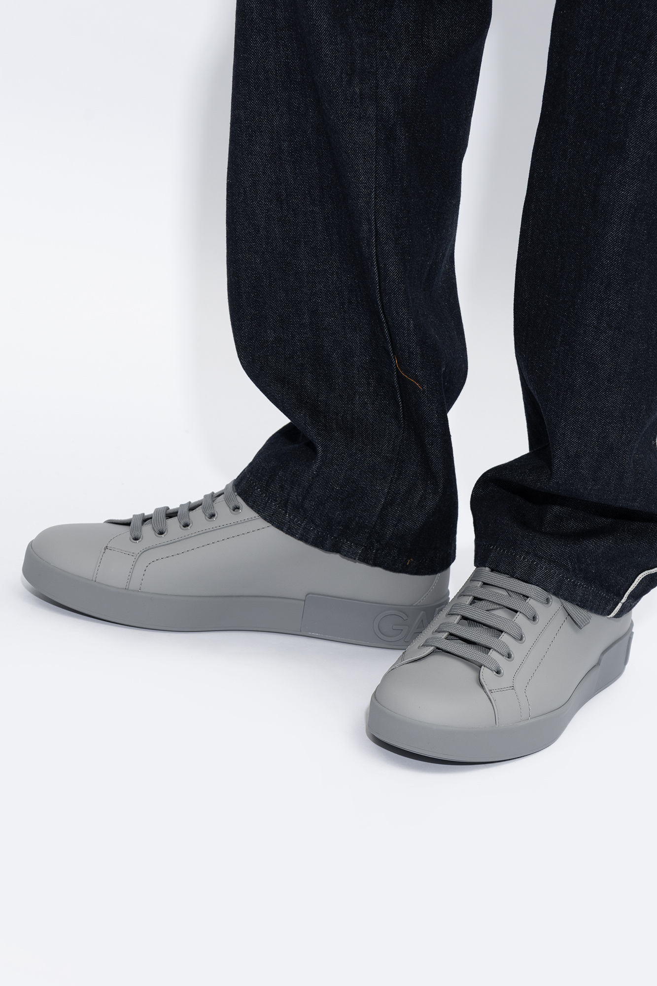 Grey 'Portofino' sneakers Dolce & Gabbana - Dolce & Gabbana